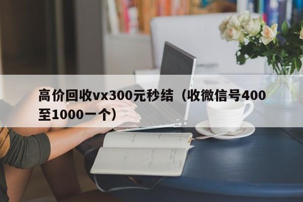高价回收vx300元秒结（收微信号400至1000一个）