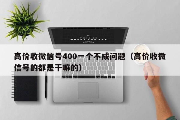 高价收微信号400一个不成问题（高价收微信号的都是干嘛的）